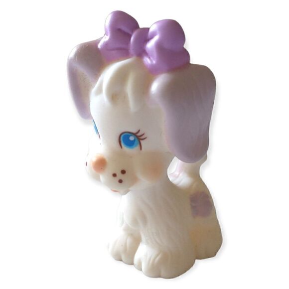 Quints Dog Puppy Vintage Purple White Vtg 1991 Dionne Quintuplets Replacement. - Picture 4 of 15